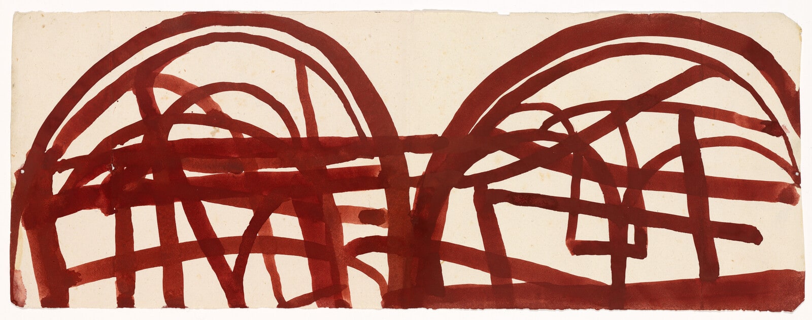 Double Red Curved Structural Study
