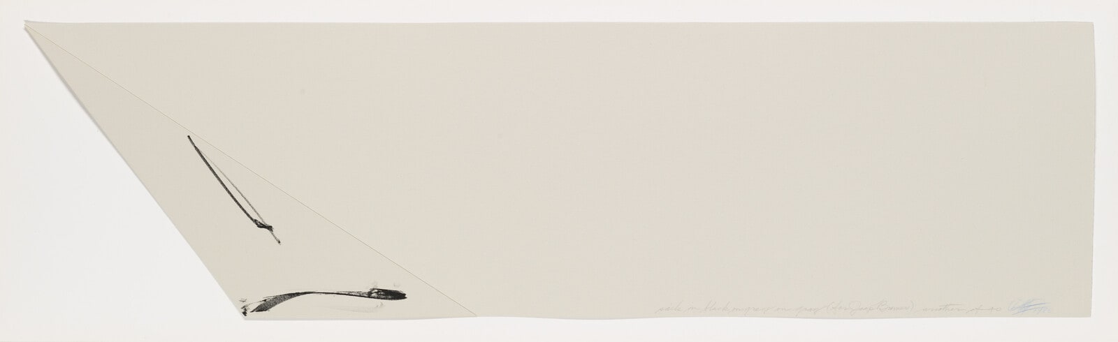 sails in black on gray (for Jaap Bremer)