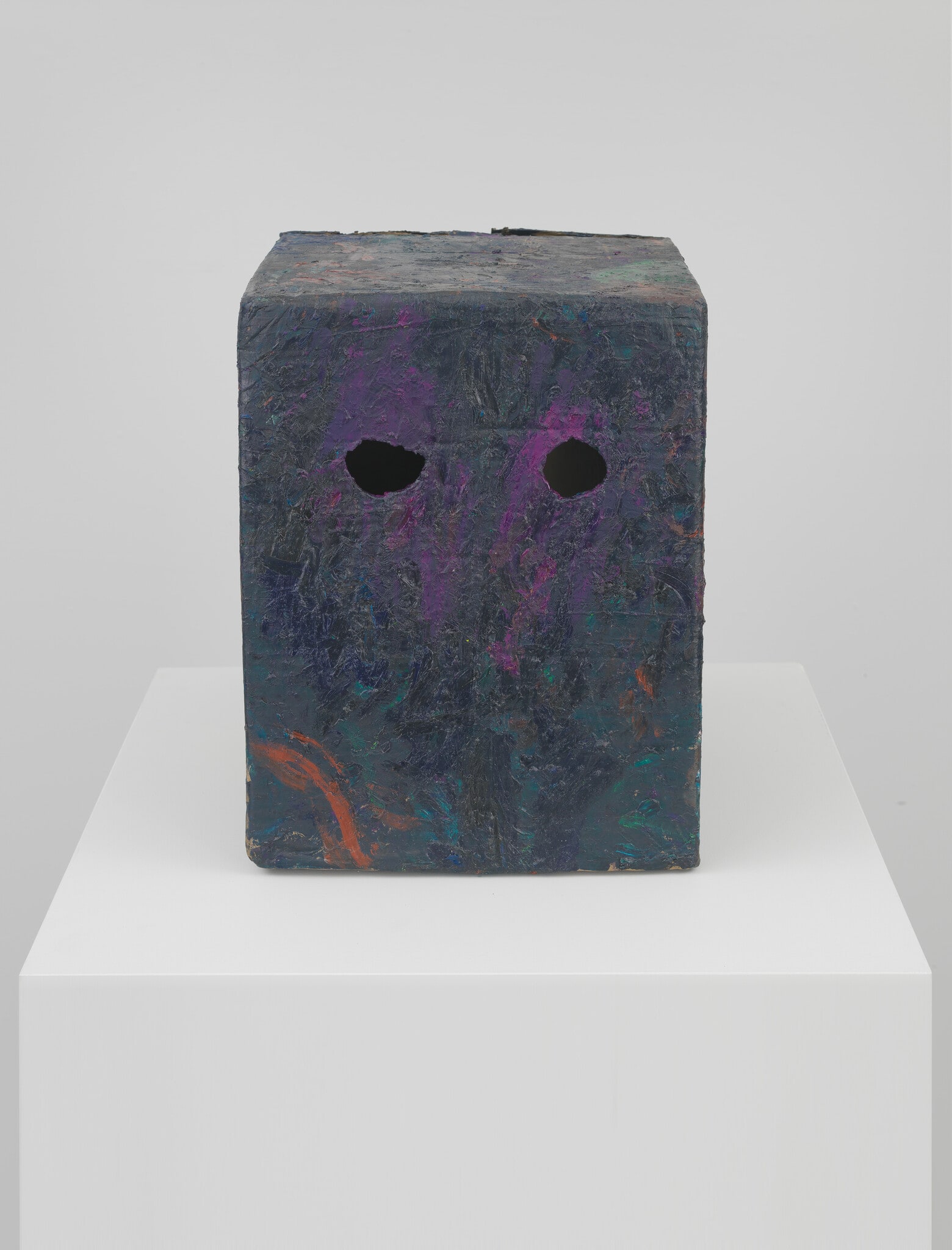 Untitled (Blue Purple Left Red Streak Mask M 15.c)