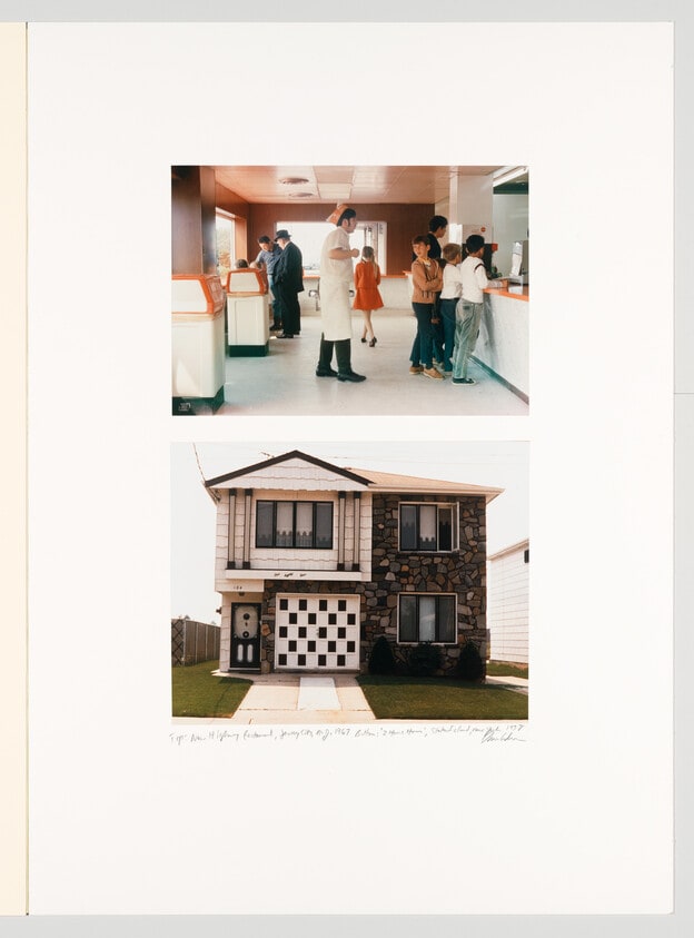 New Highway Restaurant, Jersey City, 1967; 2 House Home, Staten Island, New York, 1978