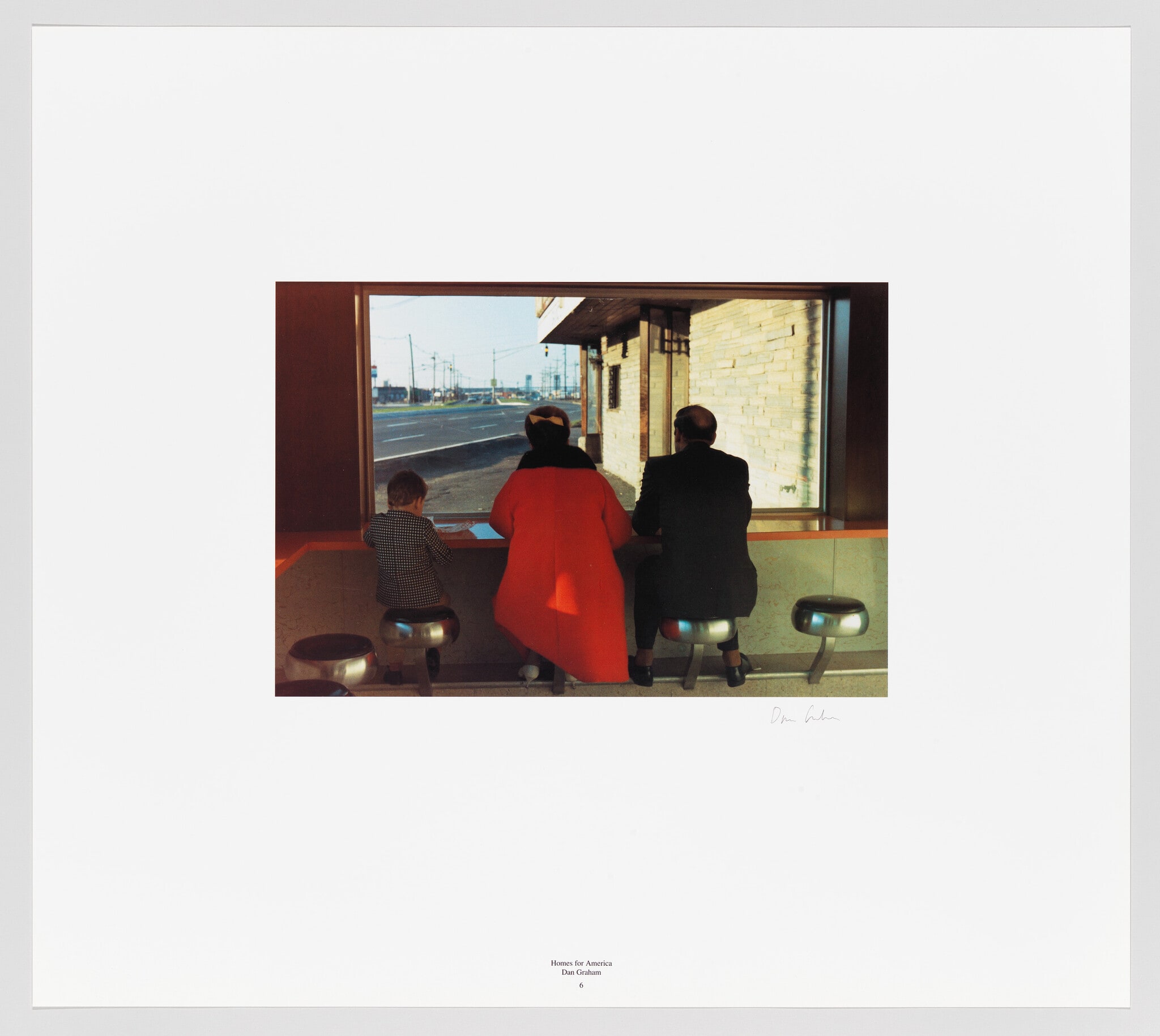 Untitled, Family in New Highway Restaurant, Jersey City, New Jersey