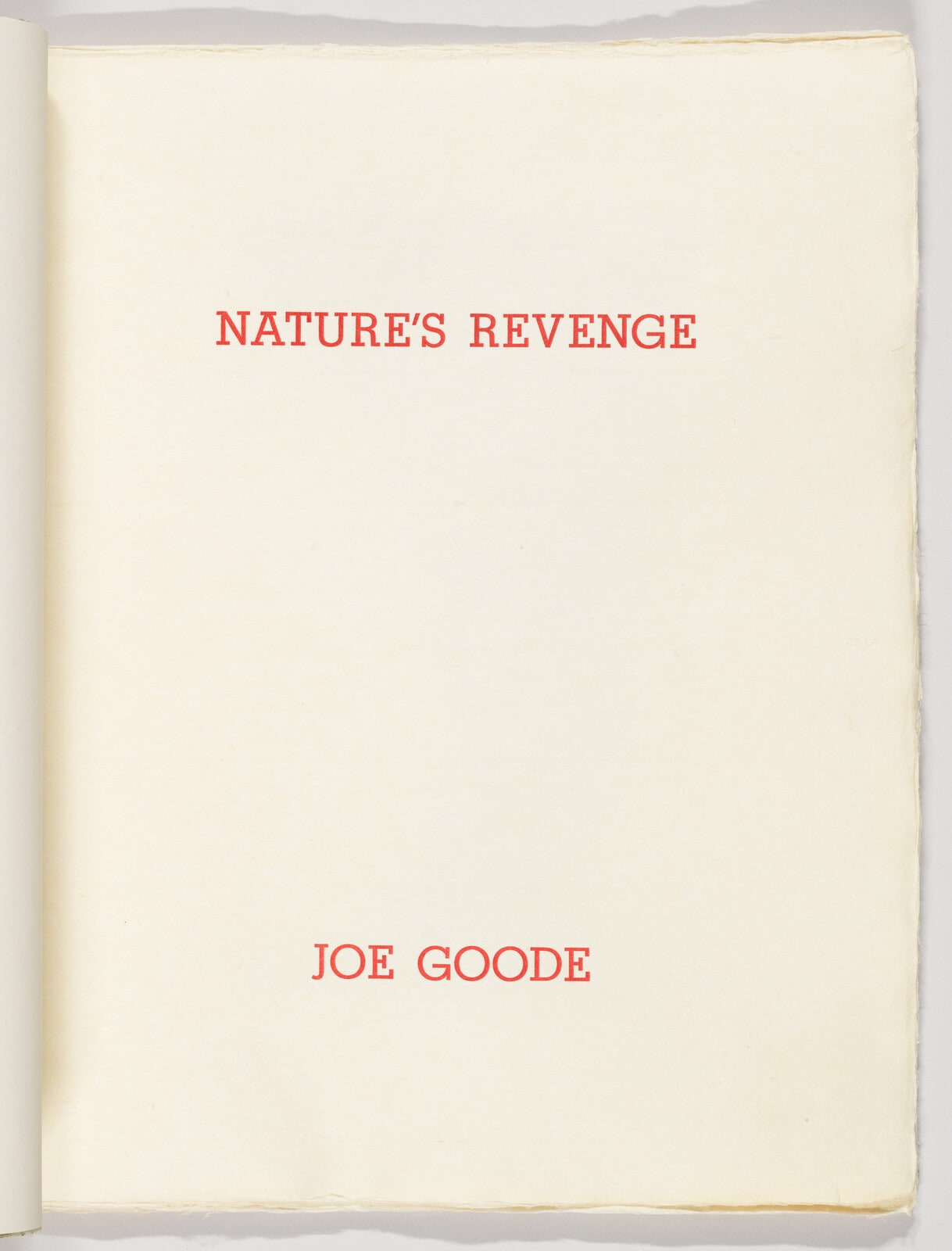 Nature's Revenge