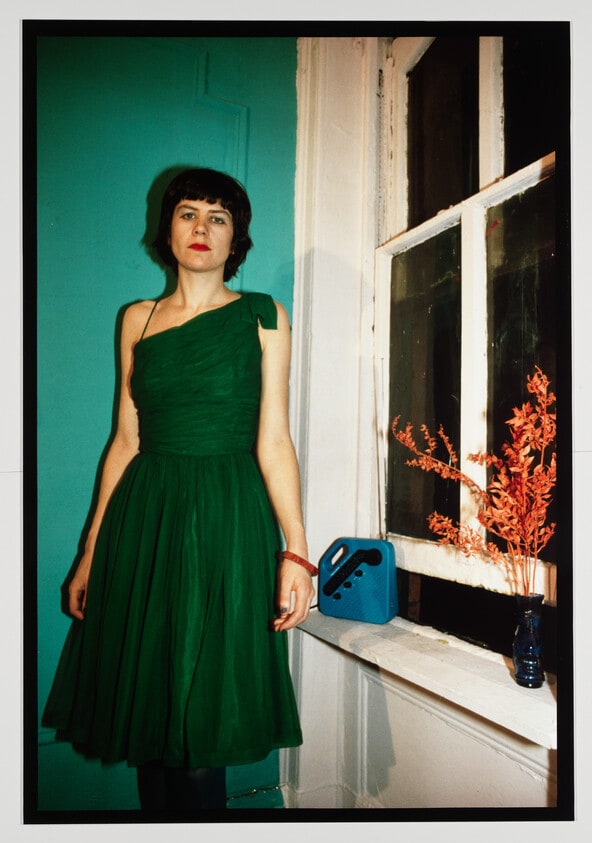 Vivienne in the green dress