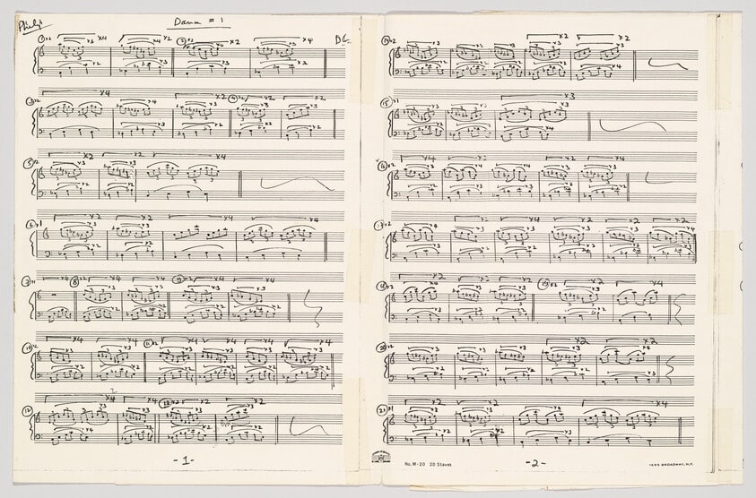 Score for Dance #1