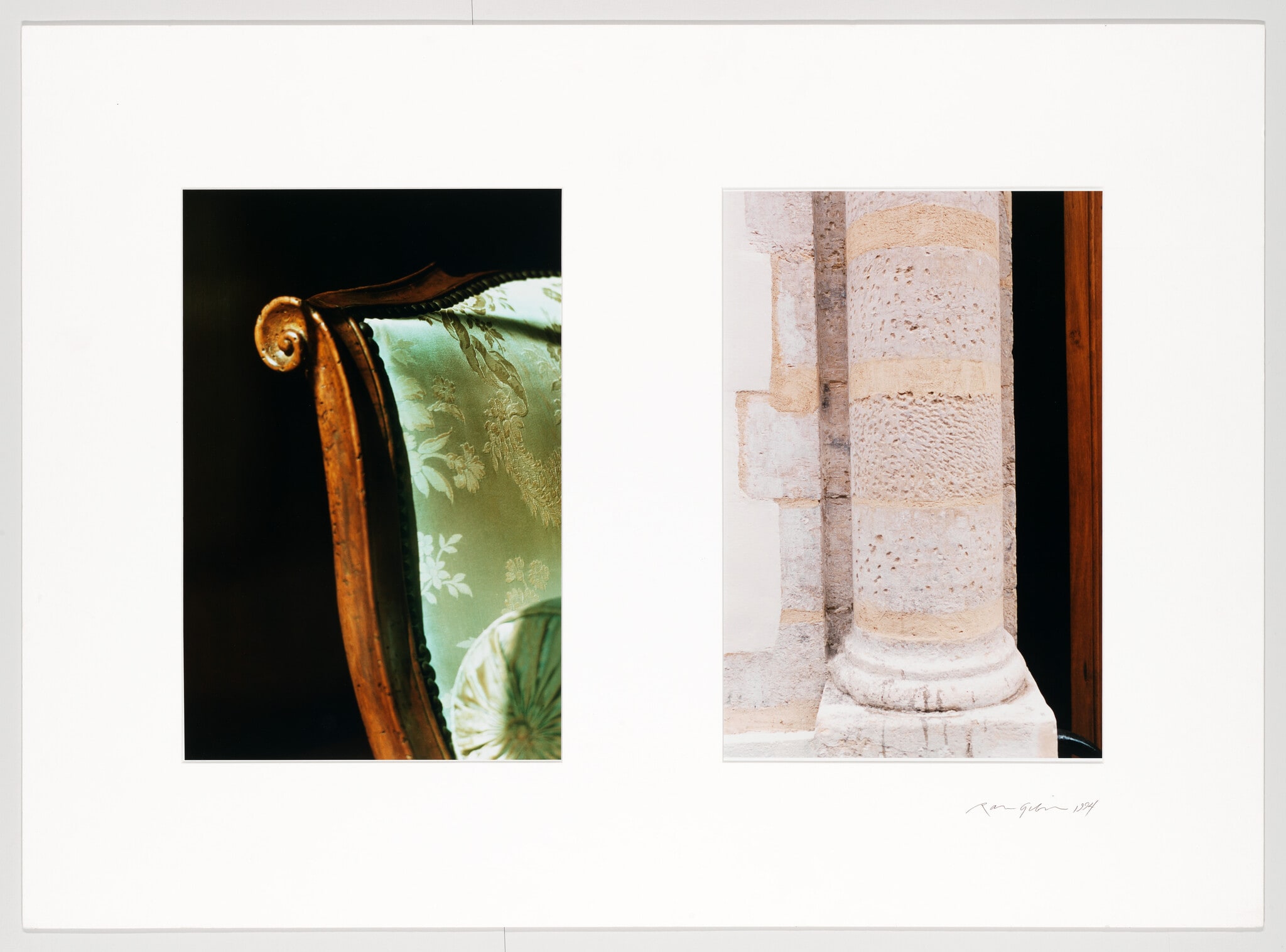 Untitled (Green Chair and Column)