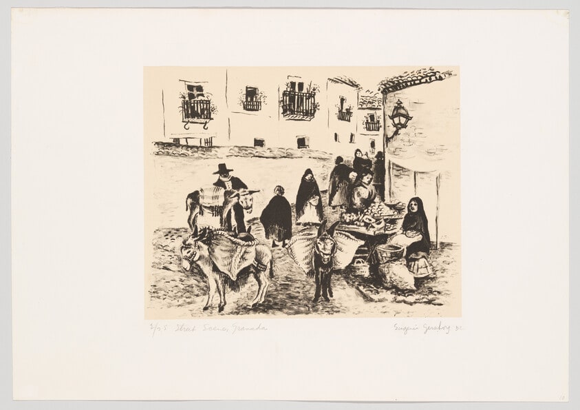Street Scene, Granada