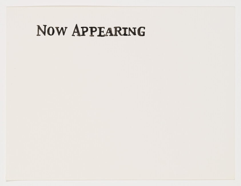 Untitled (Now Appearing)