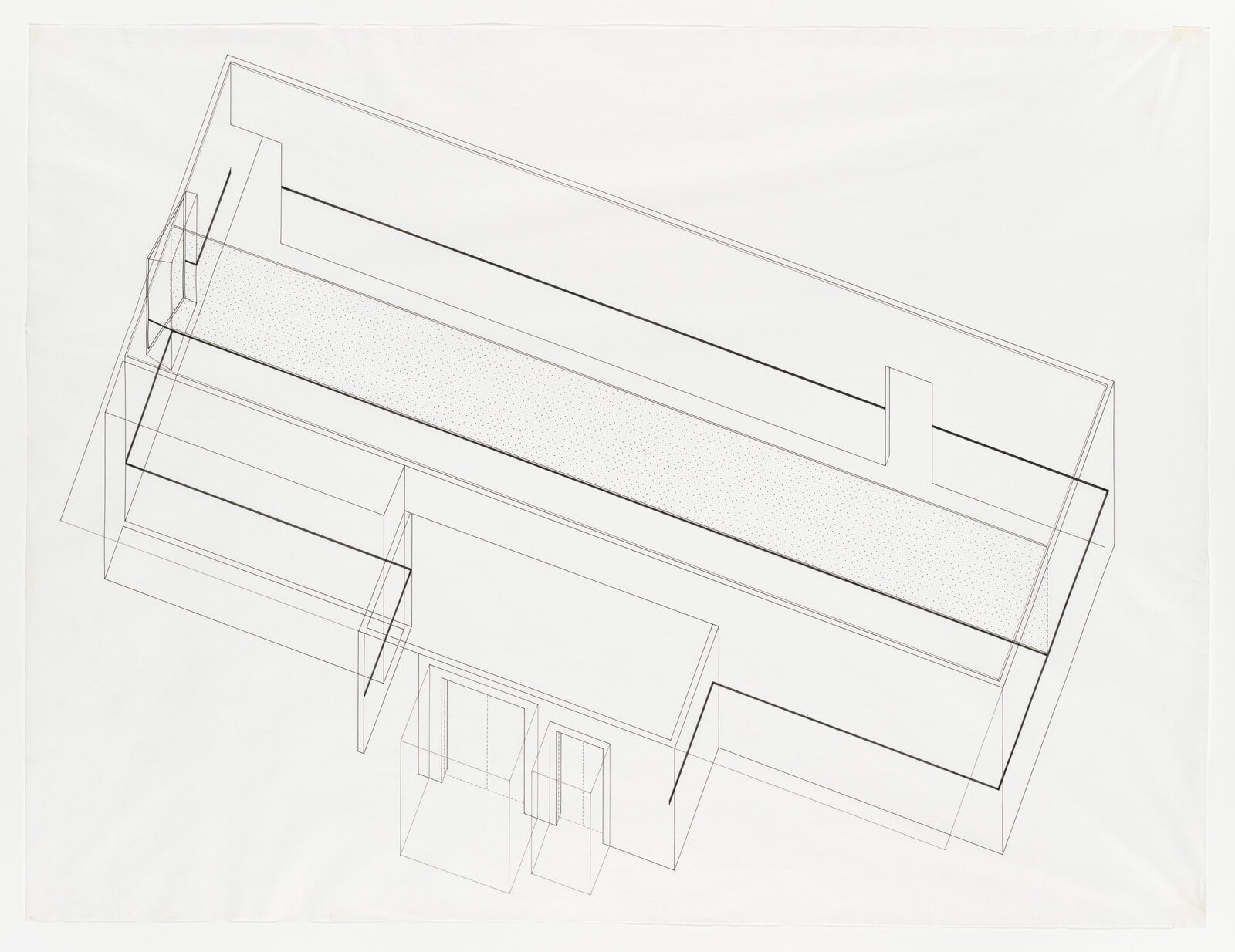 Scrim Veil-Black Rectangle-Natural Light