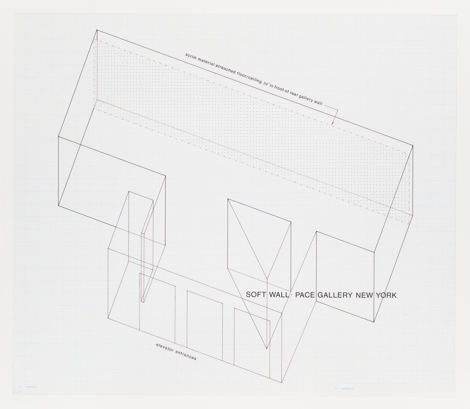 Soft Wall, Pace Gallery, New York, 1974