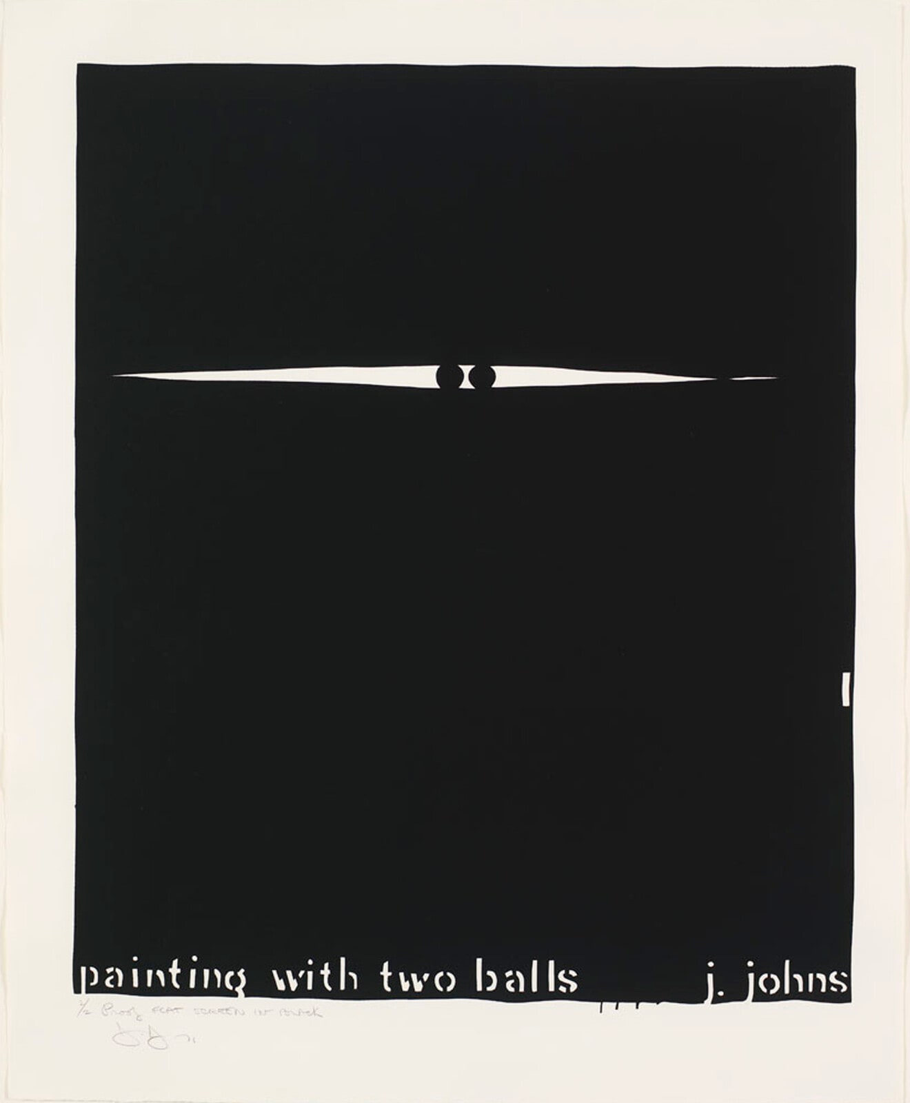 Painting with Two Balls (Grays)