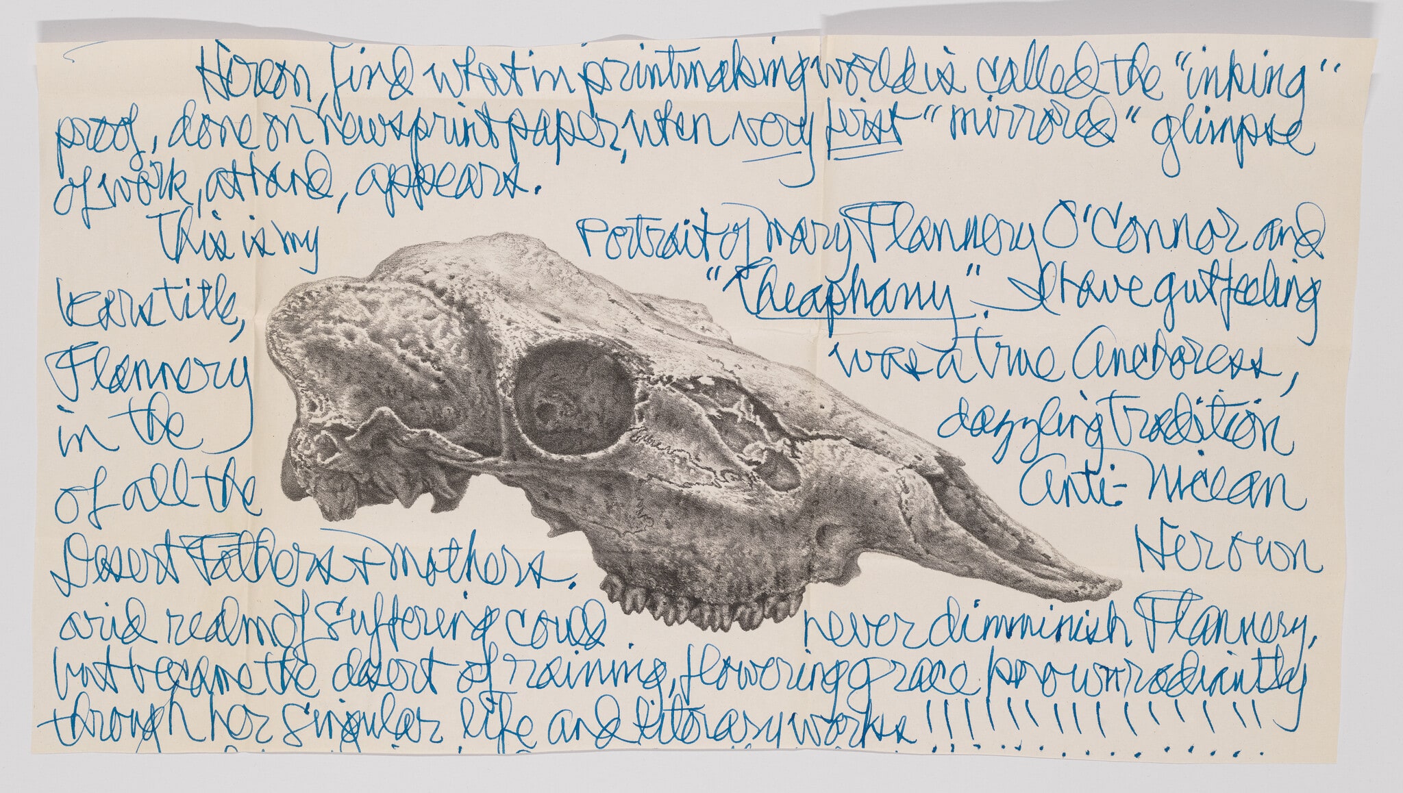 Annotated proof of theaphany