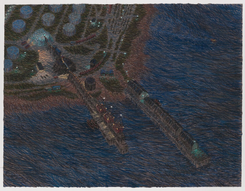Searsport Harbor, Night, Horizontal