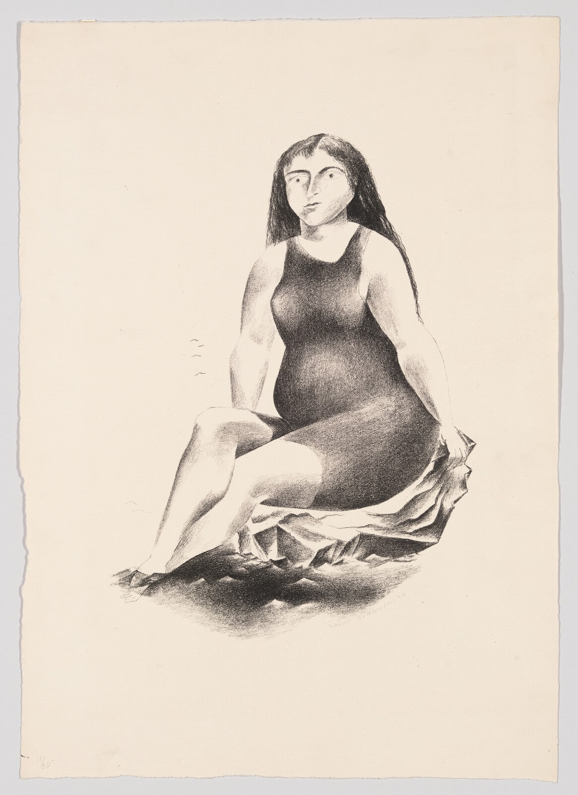 Bather on a Rock