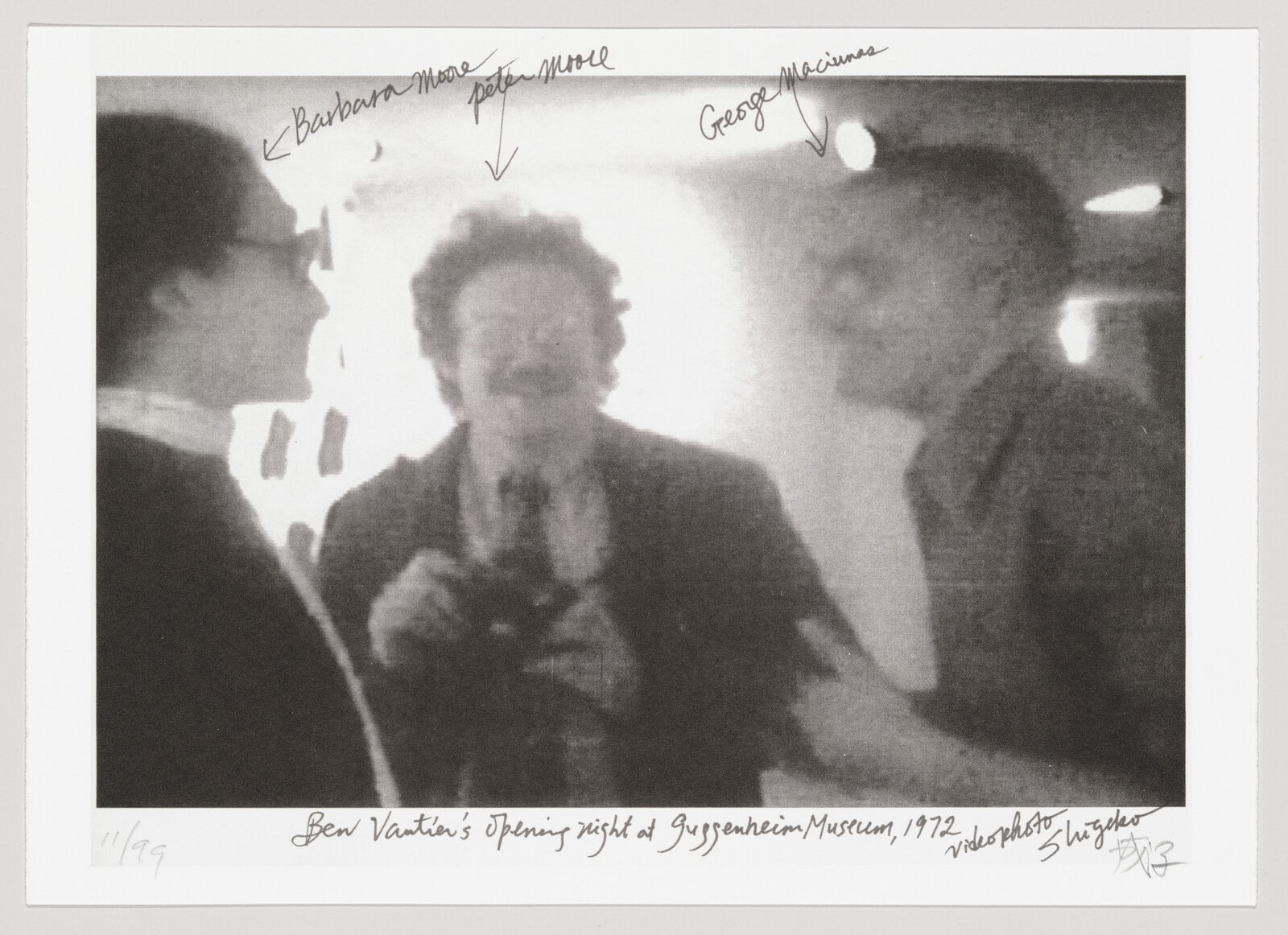 Ben Vautier's Opening Night at the Guggenheim, 1972