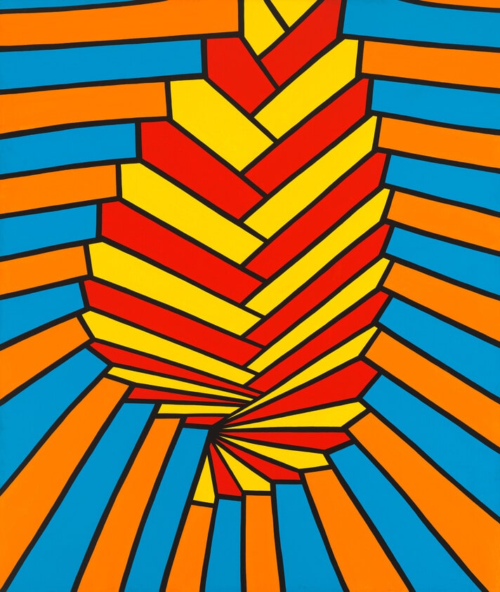 Red, Yellow, Blue and Orange