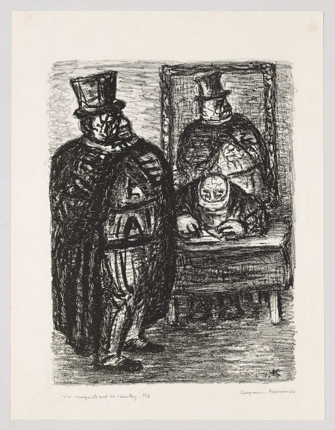 "The magnate and his secretary"