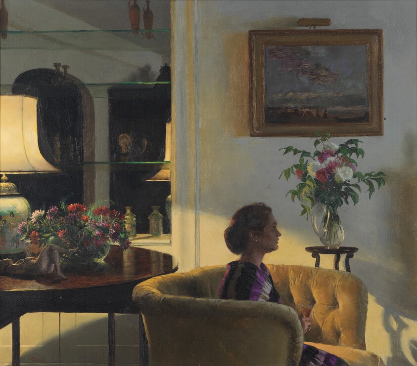 Portrait of Dora in Interior