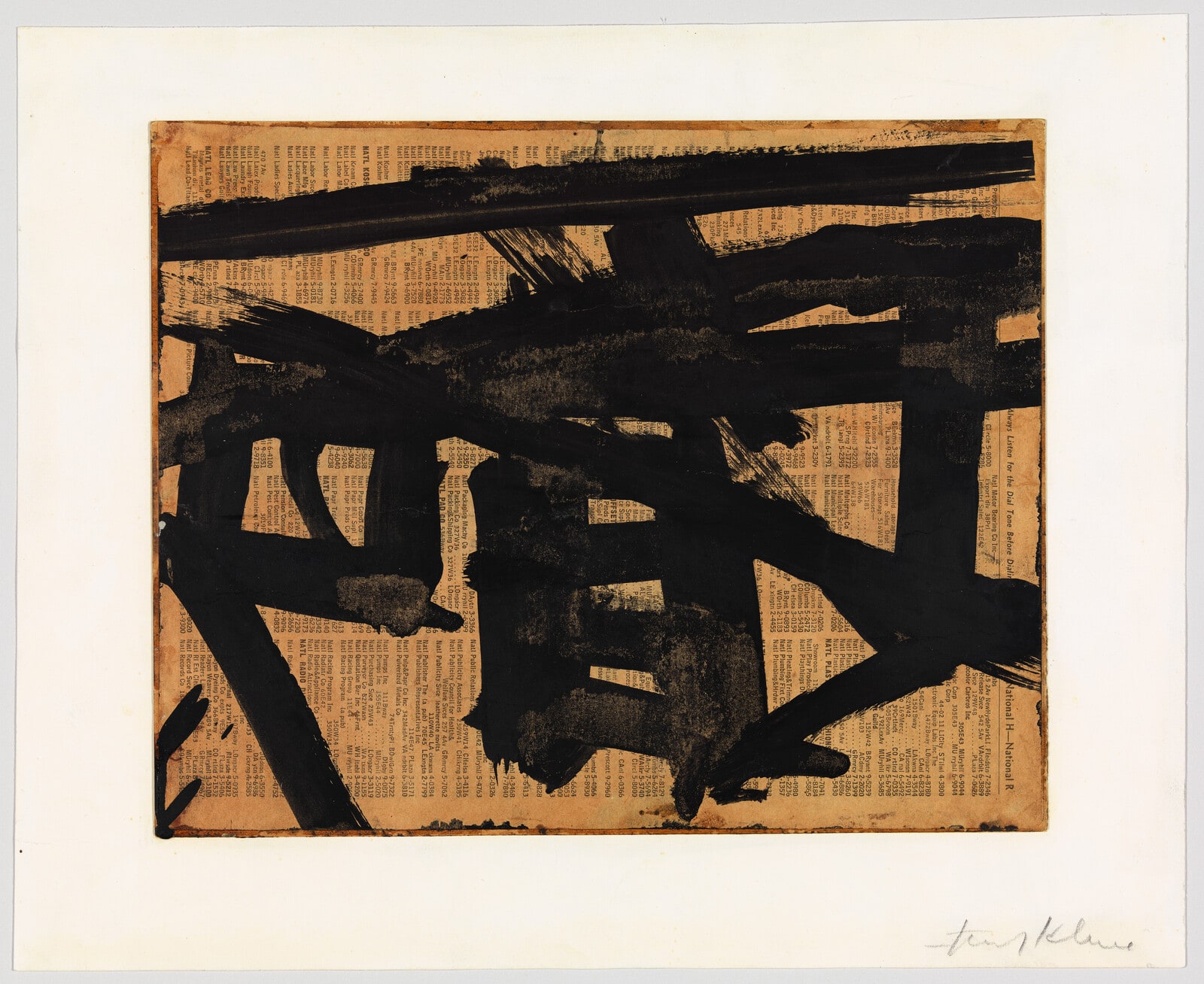 Untitled (Study for Mahoning)