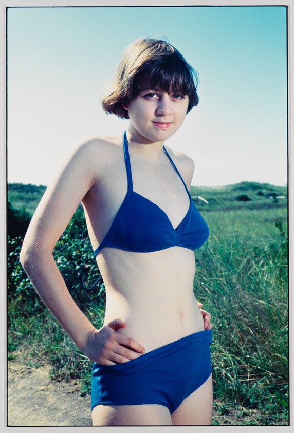 Lucy in blue suit