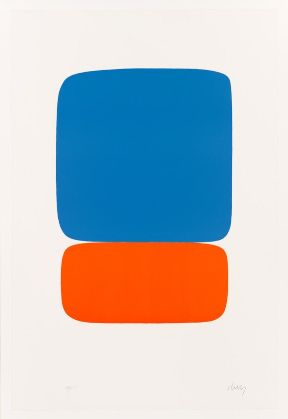 Blue over Orange