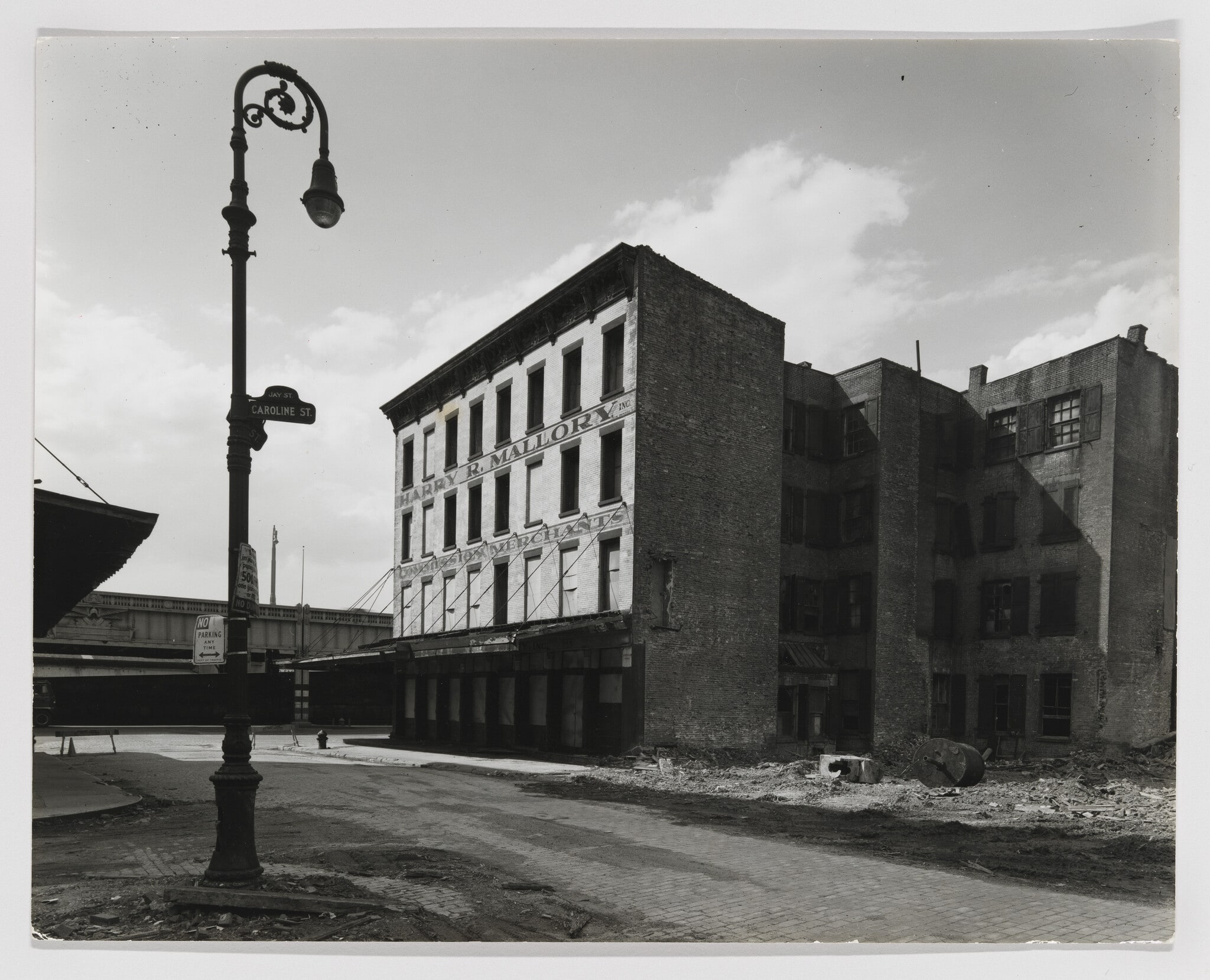 The north side of Jay at West and Caroline Streets