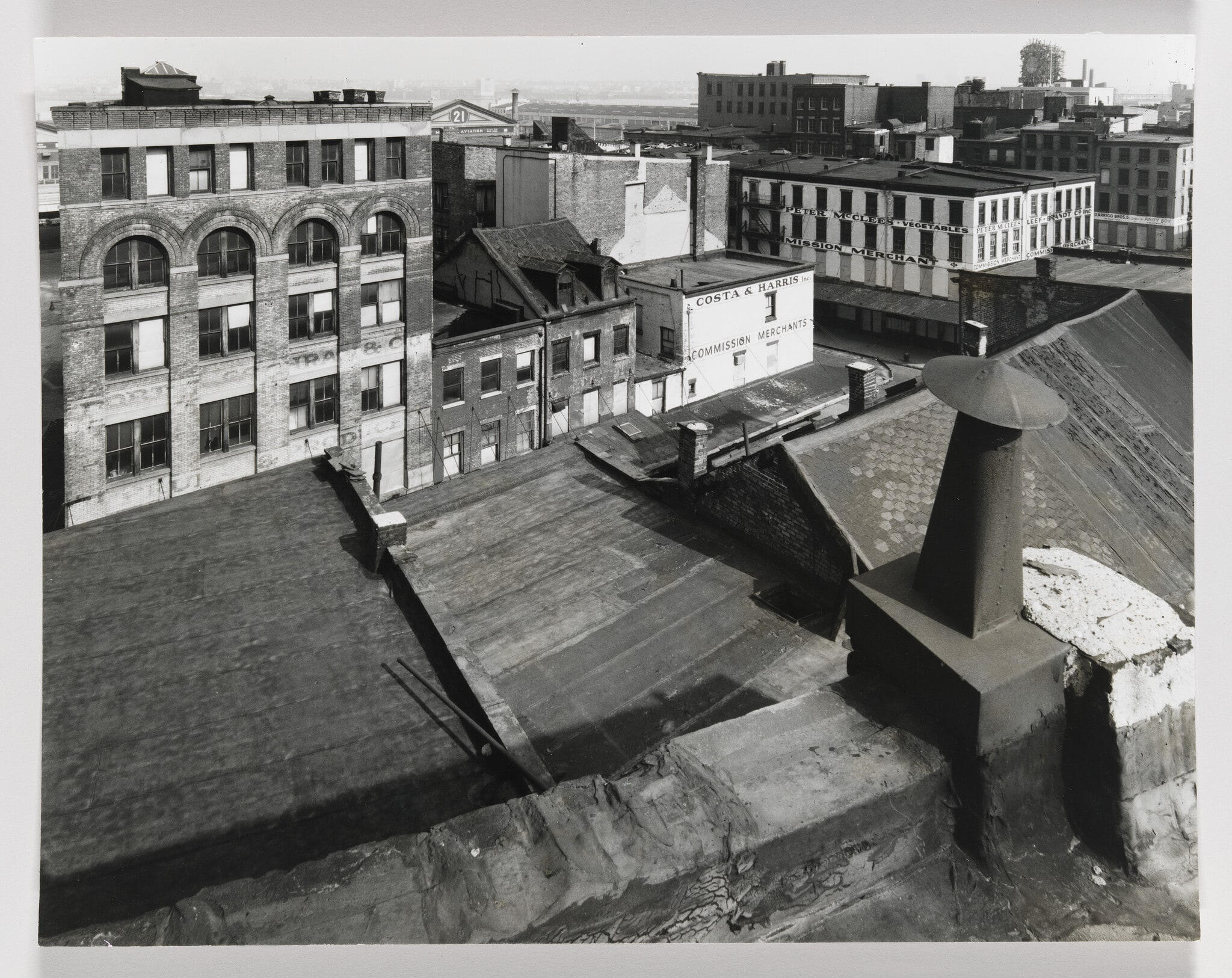 View West from a Washington Street Rooftop