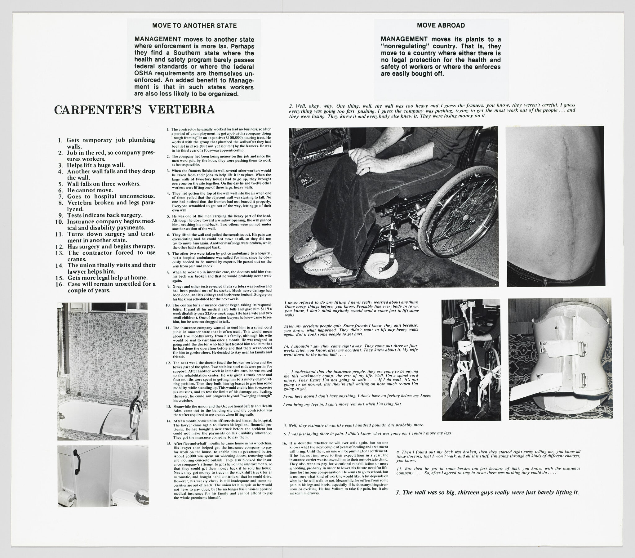 The Health and Safety Game: Carpenter's Vertebra