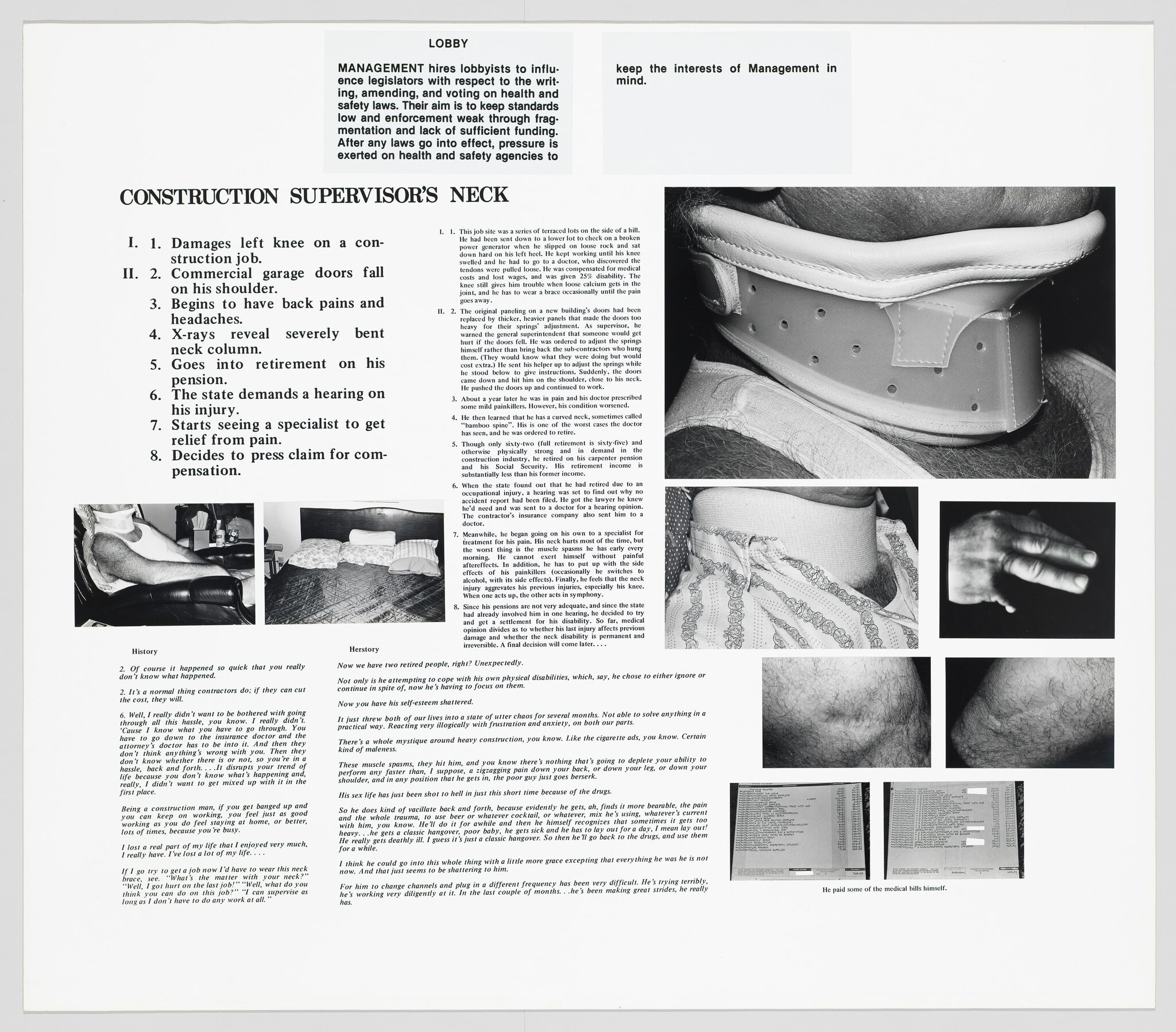 The Health and Safety Game: Construction Supervisor's Neck