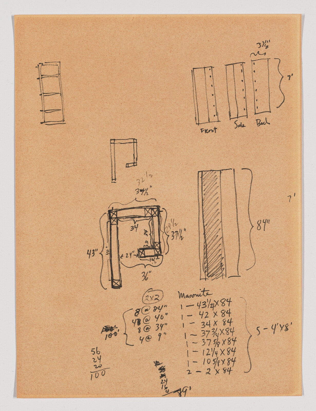Untitled Drawing for Wall Structures