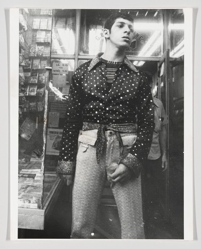 Untitled (Young man scratching crotch)