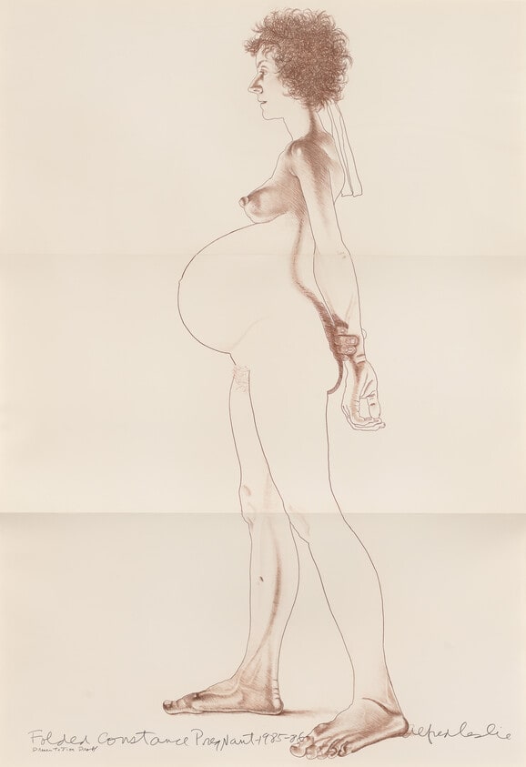Folded Constance Pregnant
