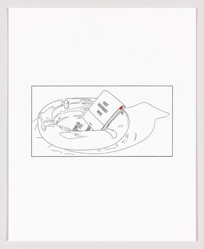 Why Pictures Now (traced); Red, Yellow, Blue, Green, Sometimes Silver or Gold