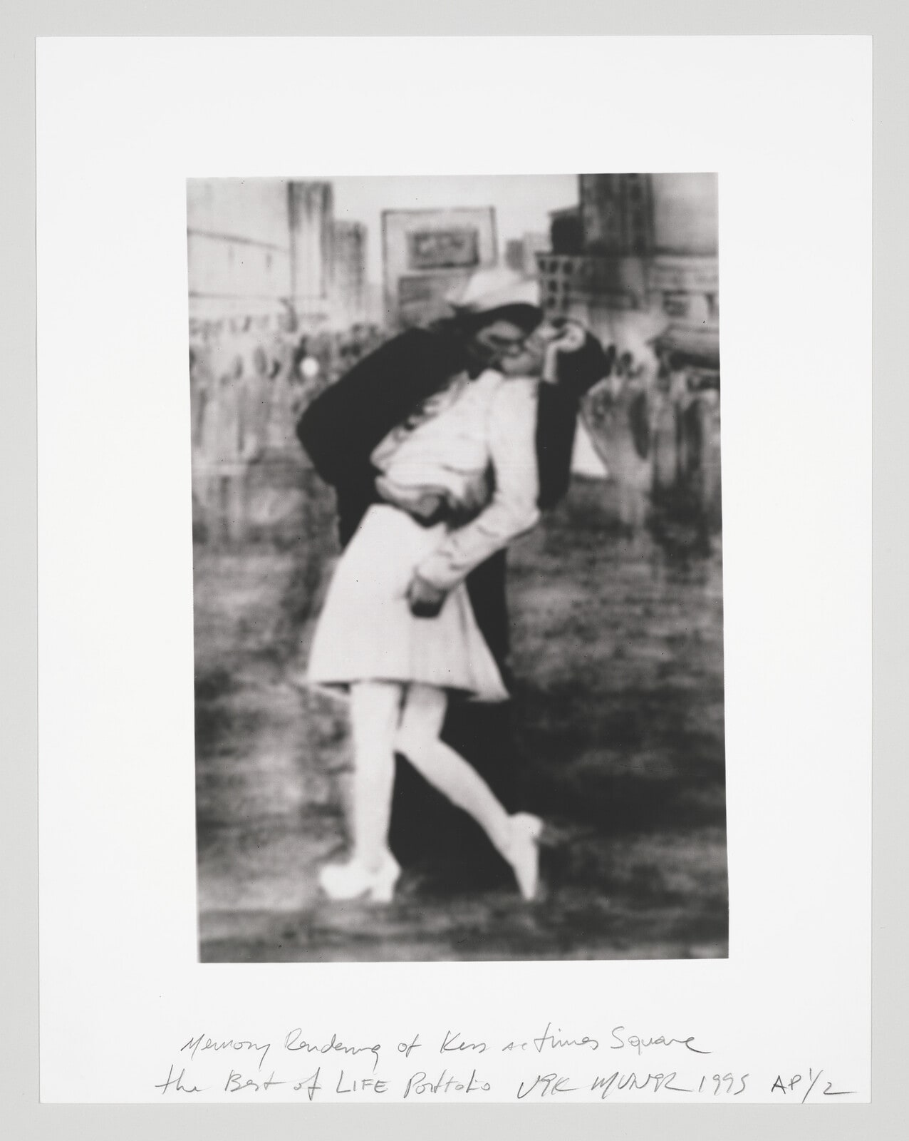Memory Rendering of Kiss at Times Square