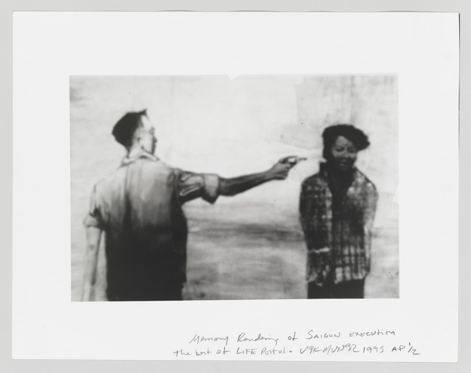 Memory Rendering of Saigon Execution of a Vietcong Suspect