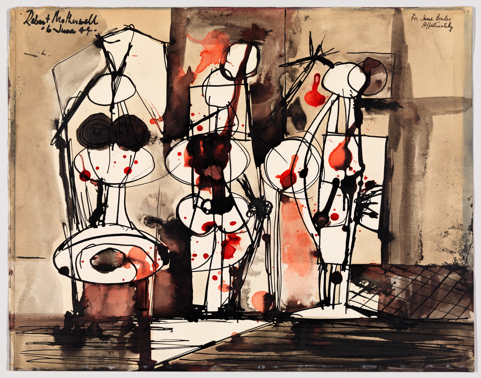 Three Figures Shot
