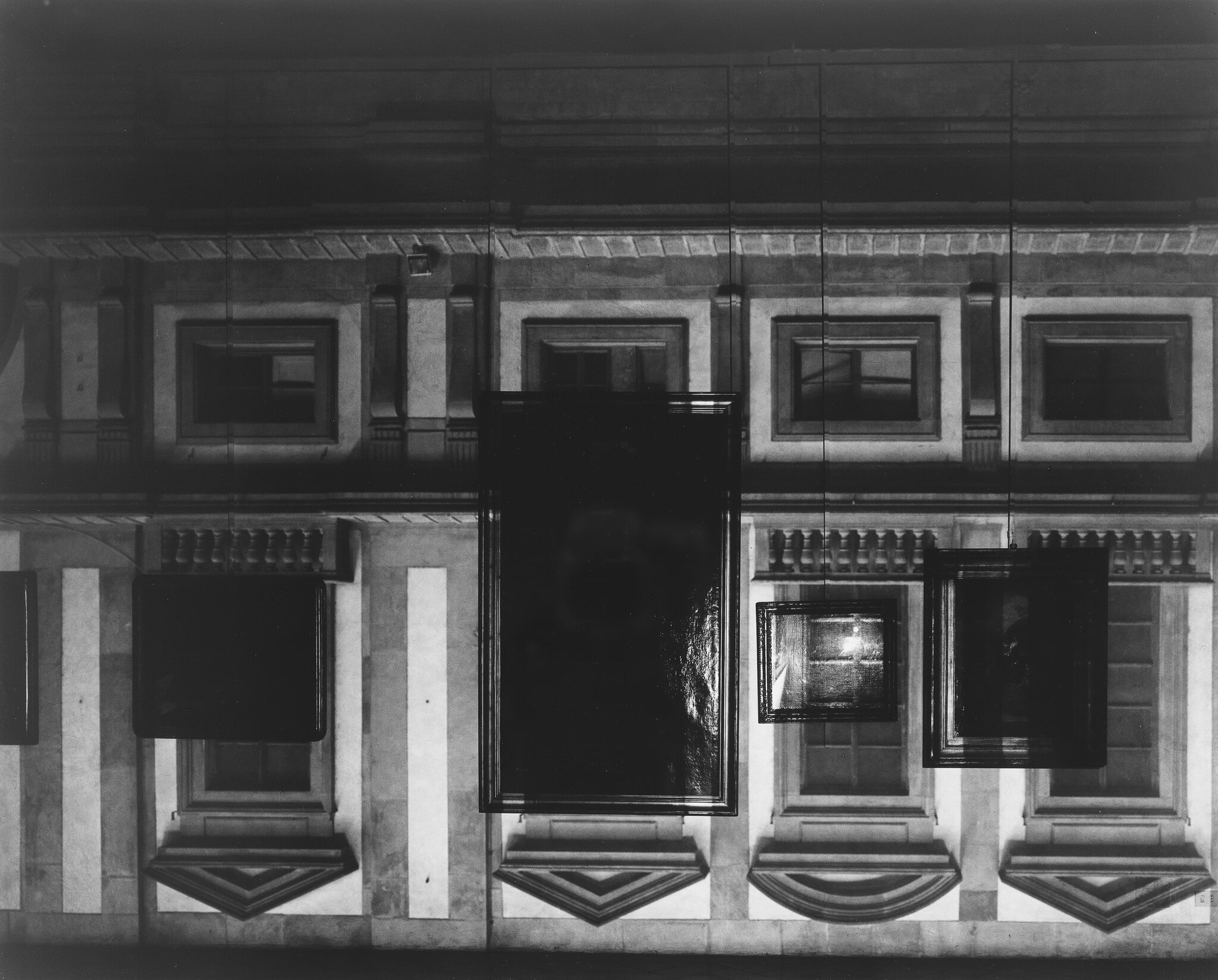 Camera Obscura Image of Uffizi Windows in East Wing Room