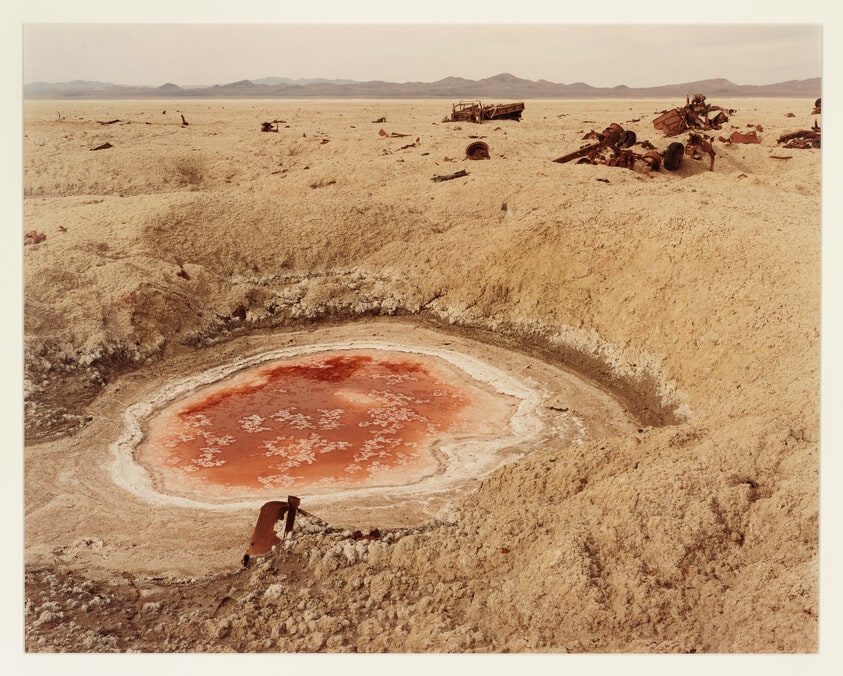 Bomb Crater and Destroyed Convoy, Bravo 20 Bombing Range, Nevada