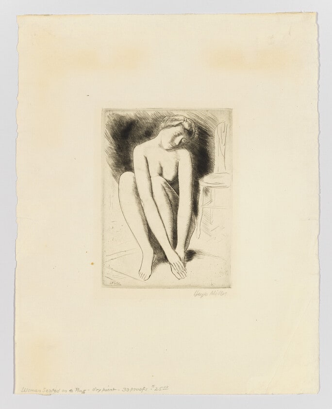 Woman Seated on a Rug