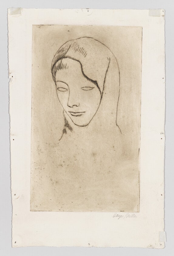 Woman with a Hood