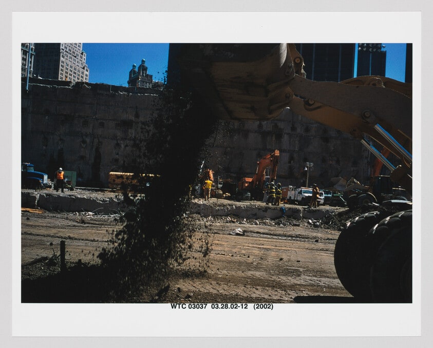 Truck Dumping Rubble for Parking Field