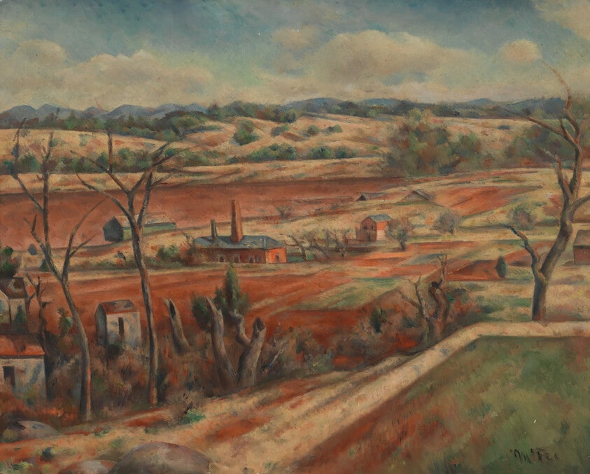 Red Fields in Virginia