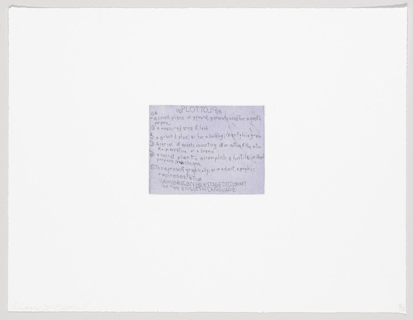 Etching (Definition of "Plot")