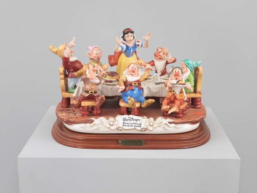 Walt Paul Store, WS, Having Dinner with Snow White and the Seven Dwarves Figurine