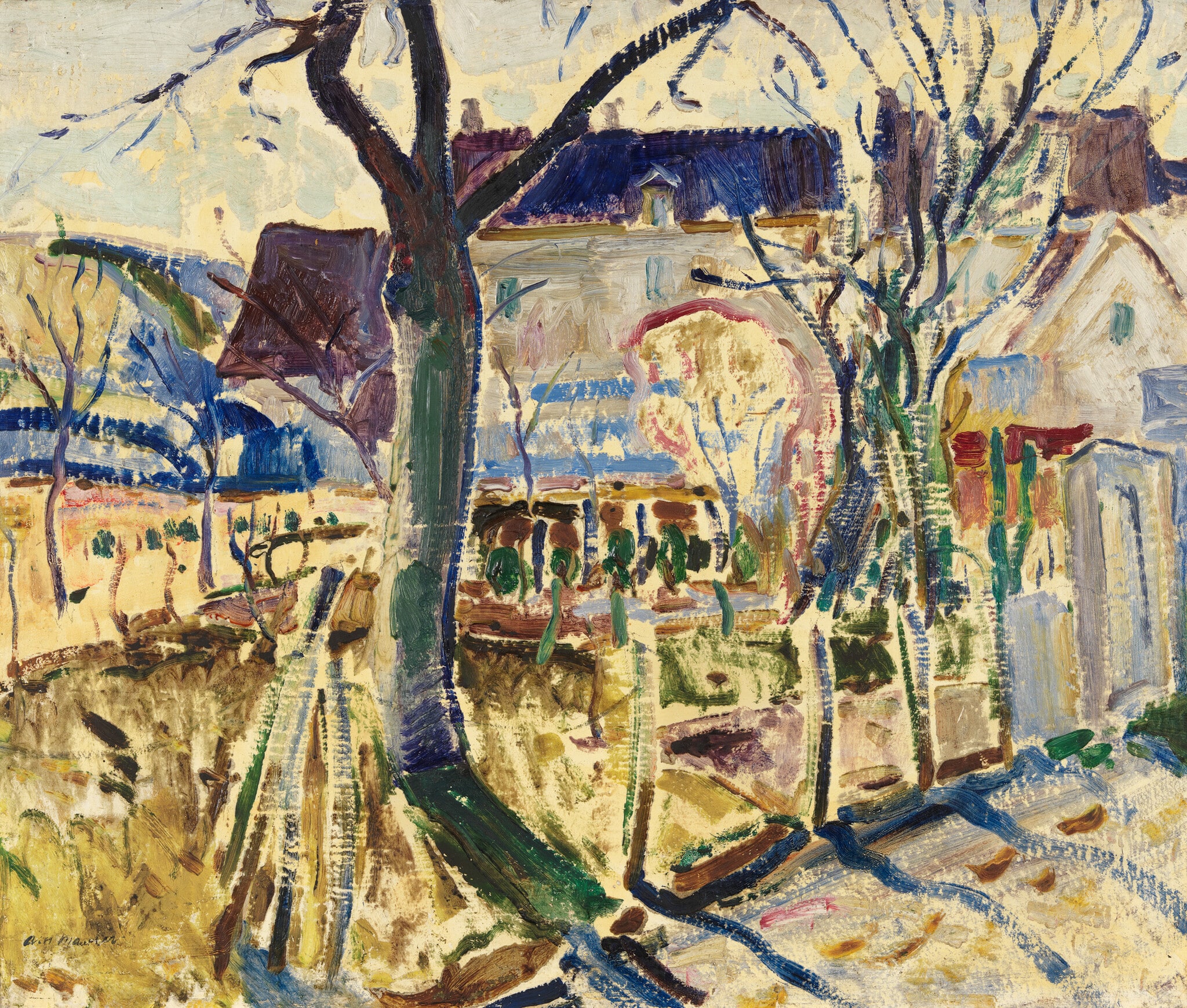 (French Village Scene)