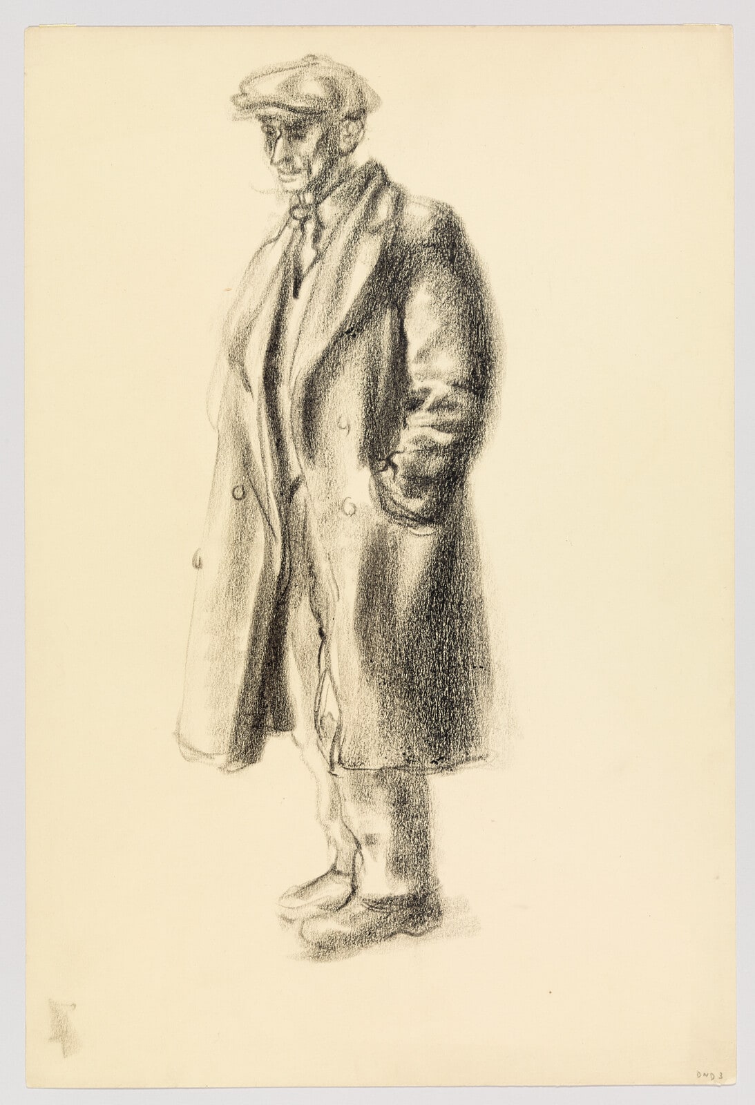 (Standing Man in Overcoat)