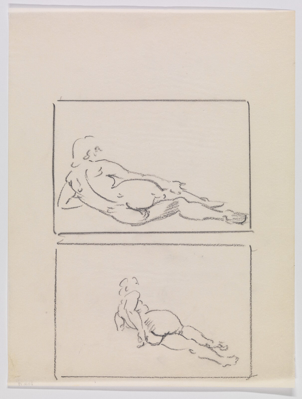 (Two Sketches of Female Nudes)