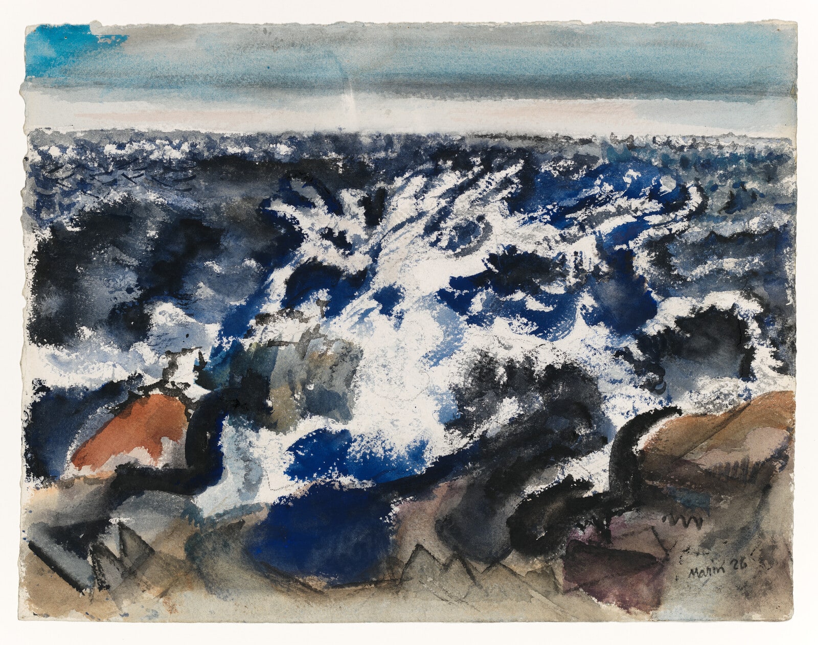 White Horses - Sea Movement off Deer Isle, Maine