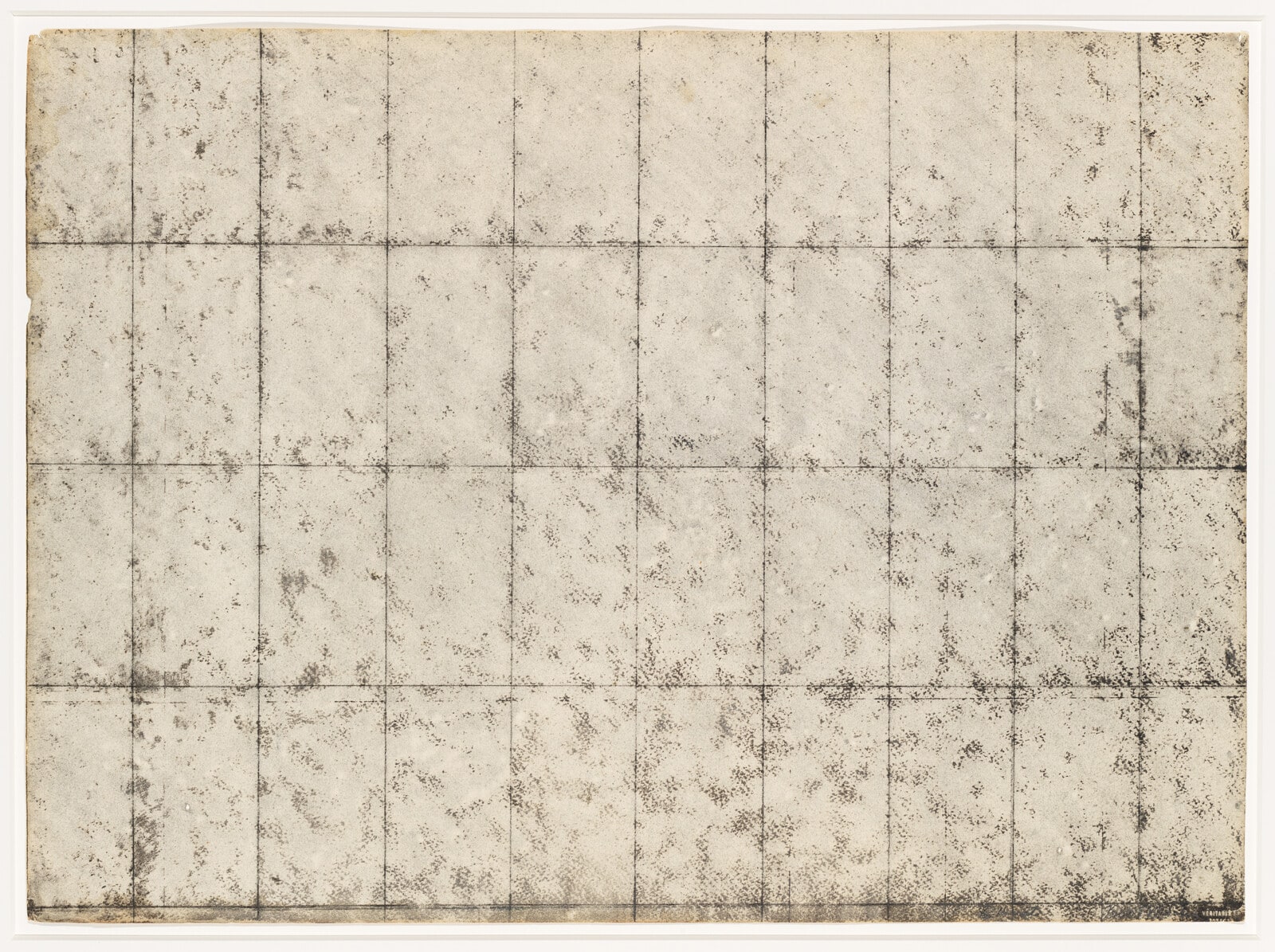 Untitled (Black and Cream Grid)