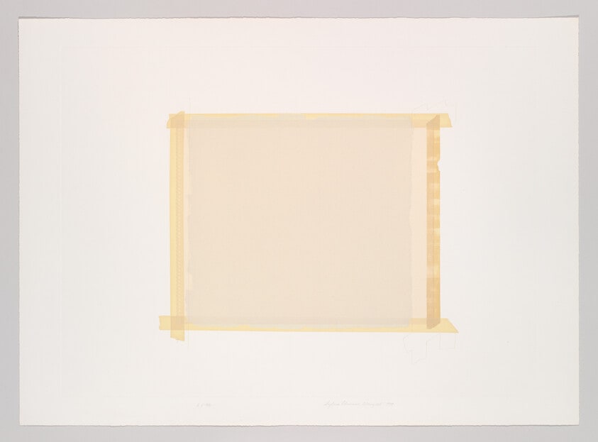 Paper Under Tape, Paint Over Paper