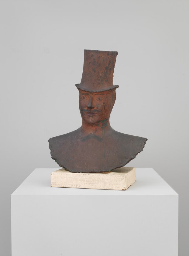 Man's Head in Top Hat
